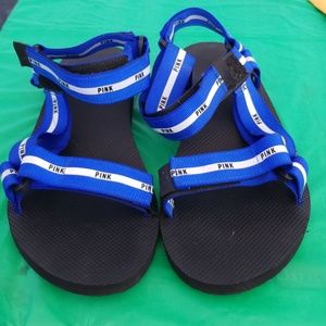 PINK Victoria Secret Blue sandals